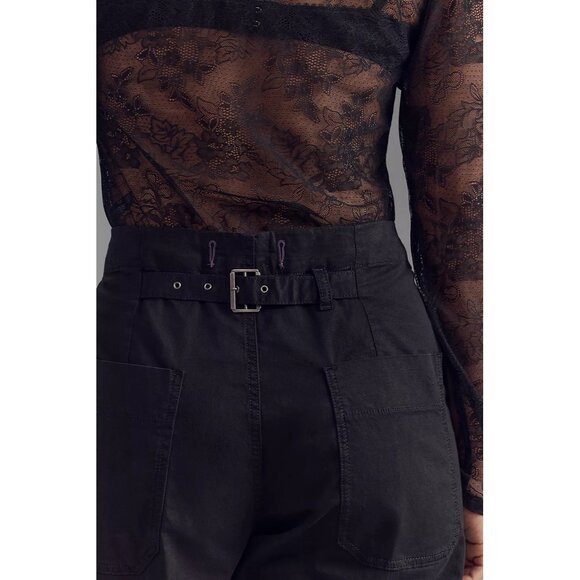 NWT Size 20W -Pilcro The Arin Cotton/Linen Button Fly Barrel Pants (NWT US$ 138) - Picture 4 of 16